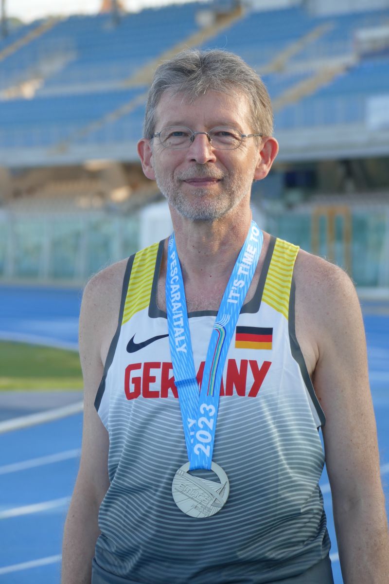 Franz Stadler holt Staffel Silber bei Senioren EM